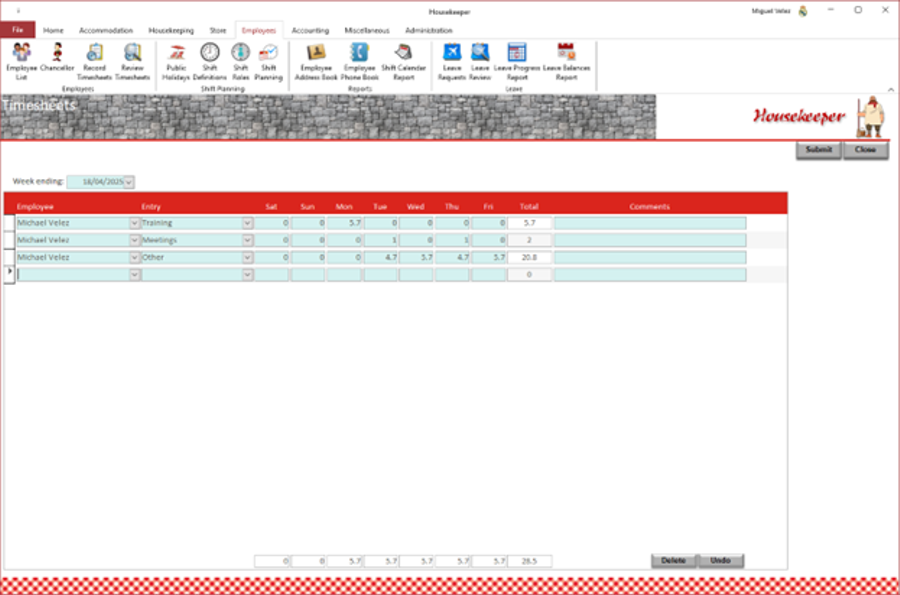 Timesheet