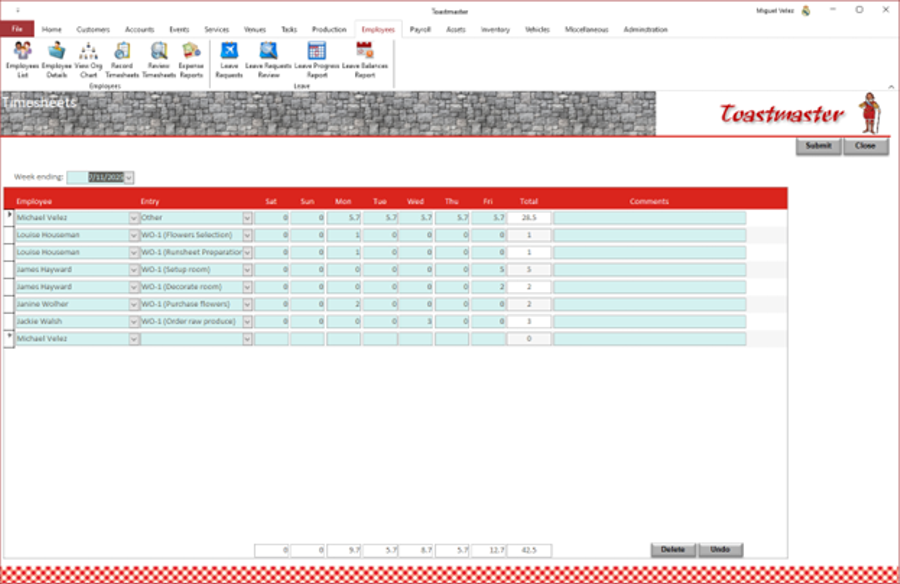 Timesheet